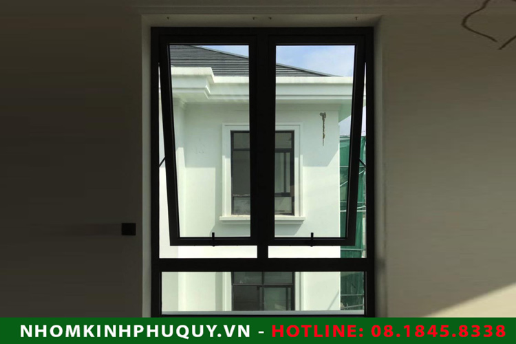 Cửa sổ mở hất 2 cánh nhôm Xingfa 3