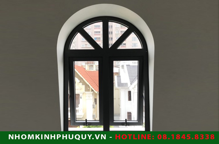 Cửa sổ mở hất 2 cánh nhôm Xingfa 5