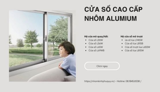 Cửa sổ nhôm kính Alumium cao cấp!