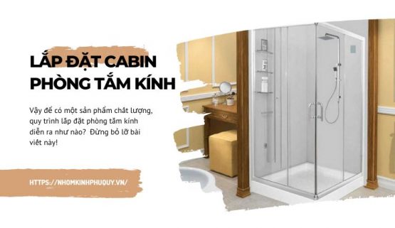 Lắp đặt cabin phòng tắm kính cường lực tại Hà Nội