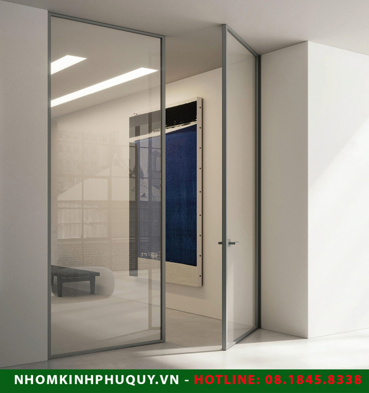 Cửa đi mở quay hệ Slim trong nhà Romadio LD16IN/OU 1