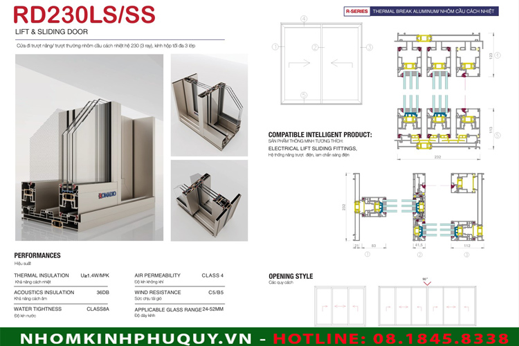 Romadio RD230LS/SS (3 ray) hệ 230 1