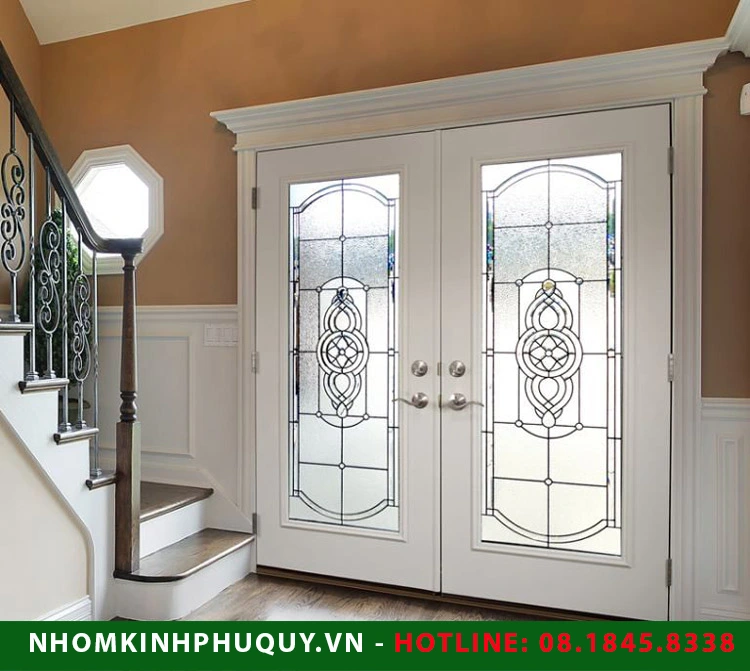 Cửa đi, cửa sổ kính mờ 1