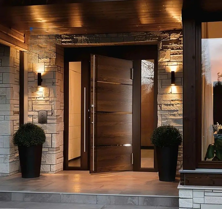 2. Cửa sảnh chính kết hợp vách kính 2 2. Cửa sảnh chính kết hợp vách kính 2