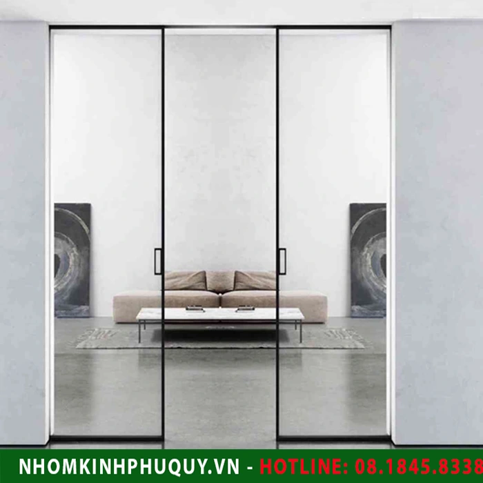 Ứng dụng thực tế của cửa trượt slim 2 ray 2 cánh Kogen trong công trình 1 Ứng dụng thực tế của cửa trượt slim 2 ray 2 cánh Kogen trong công trình 1