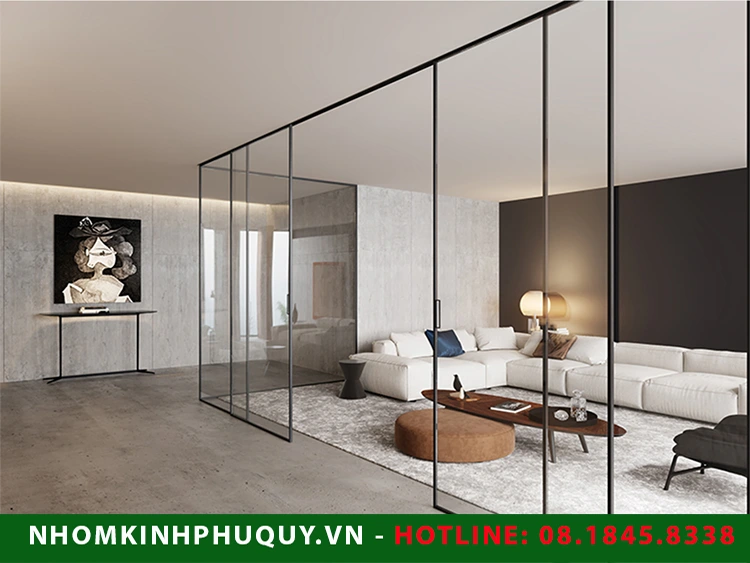 Cửa lùa không ray - Cửa trượt slim tàng hình - Cửa lùa bóng ma 1 Cửa lùa không ray - Cửa trượt slim tàng hình - Cửa lùa bóng ma 1