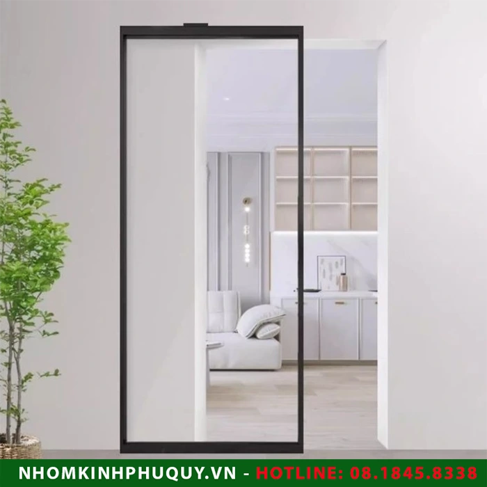 Cấu tạo chi tiết cửa lùa không ray (tàng hình) 1 Cấu tạo chi tiết cửa lùa không ray (tàng hình) 1