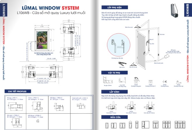 4. L106WB – Cửa Sổ Cầu Cách Nhiệt Tích Hợp Lưới Muỗi 1 4. L106WB – Cửa Sổ Cầu Cách Nhiệt Tích Hợp Lưới Muỗi 1