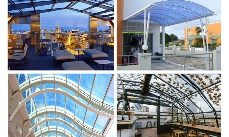 Mẫu mái vòm kính cường lực đẹp ấn tượng [tổng hợp]!
