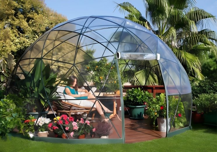 Mẫu mái vòm kính cường lực đẹp 2 Mẫu mái vòm kính cường lực đẹp 2